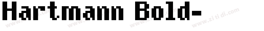 Hartmann Bold字体转换